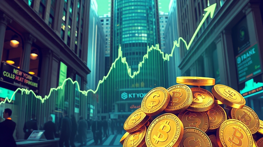 금리 인하 기대감, 시장 변동성은? (illustration 스타일)