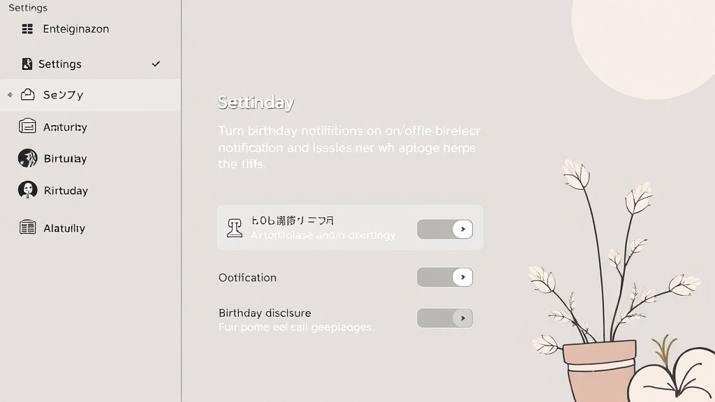 알림 설정, 다시 확인하기 (illustration 스타일)