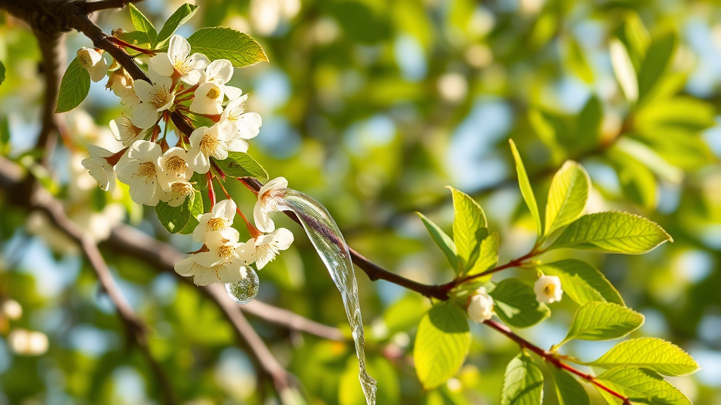 가래나무 수액 vs. 다른 수액: 무엇이 다를까? (realistic 스타일)