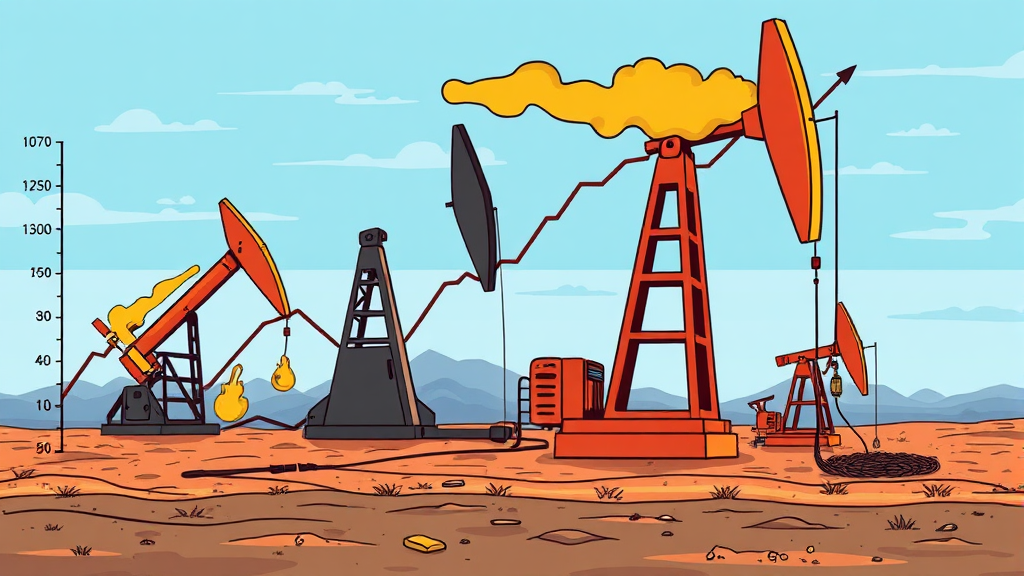 과거 사례로 본 유가 흐름: 역사는 반복되는가? (cartoon 스타일)