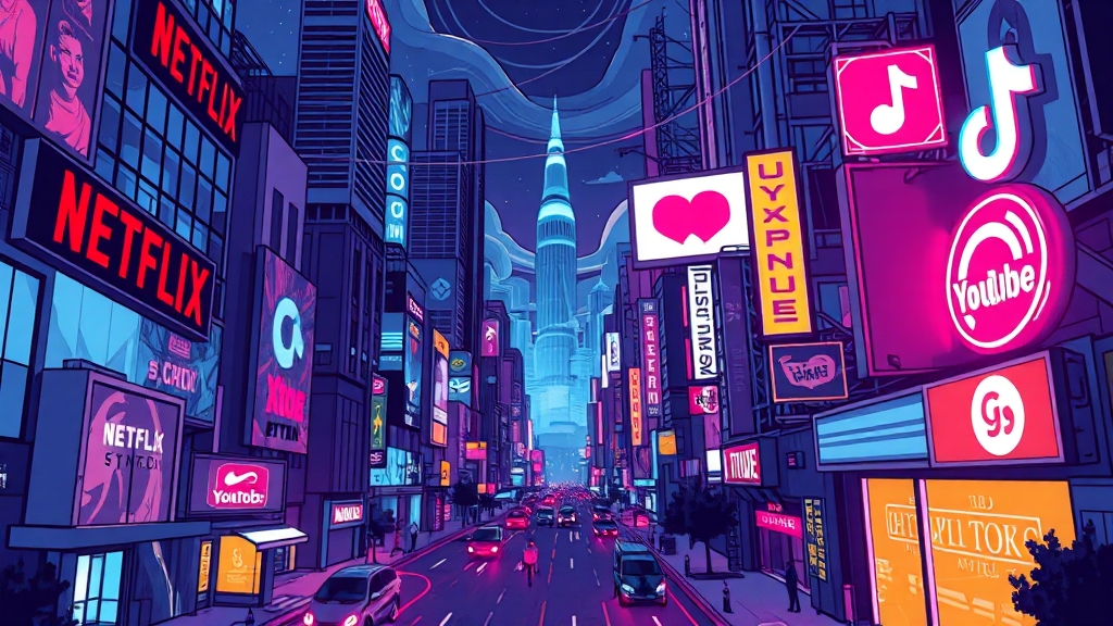 플랫폼별 차별화 전략 및 성장 가능성 (illustration 스타일)