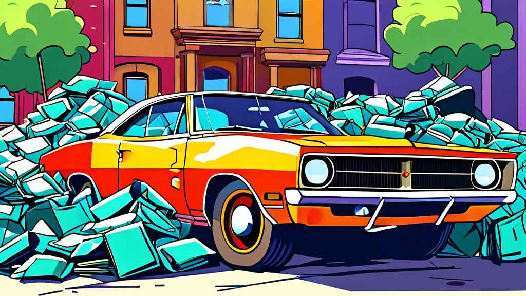 자동차 담보대출, 부결 사유와 승인 가능성 높이는 법 (cartoon 스타일)