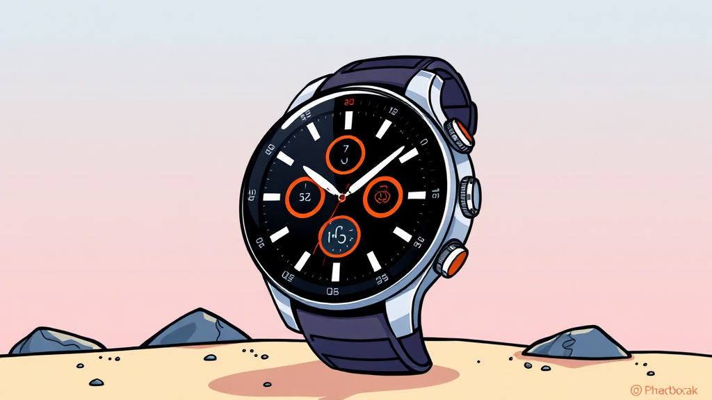 확 달라진 갤럭시 워치7 (cartoon 스타일)