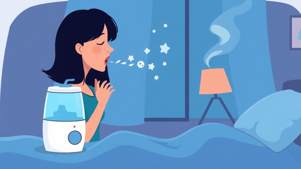 밤에 심해지는 이유 (cartoon 스타일)