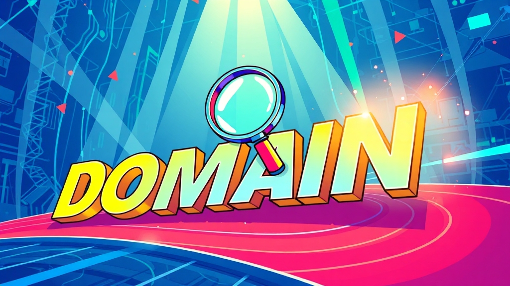 개인 도메인이란? (cartoon 스타일)