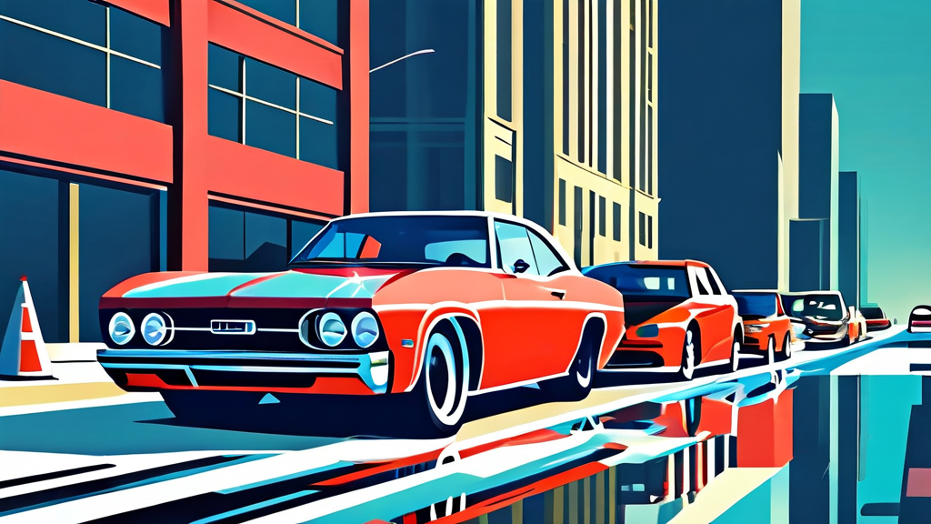 사고 대차 렌트, 현명하게 활용하는 방법 (illustration 스타일)