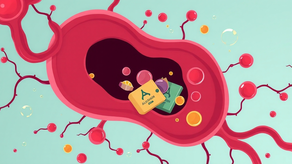 알부민의 역할과 효능 (illustration 스타일)