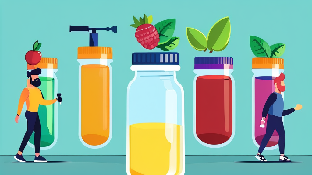 고혈당 쇼크, 근본적인 관리와 생활 습관 개선 (cartoon 스타일)