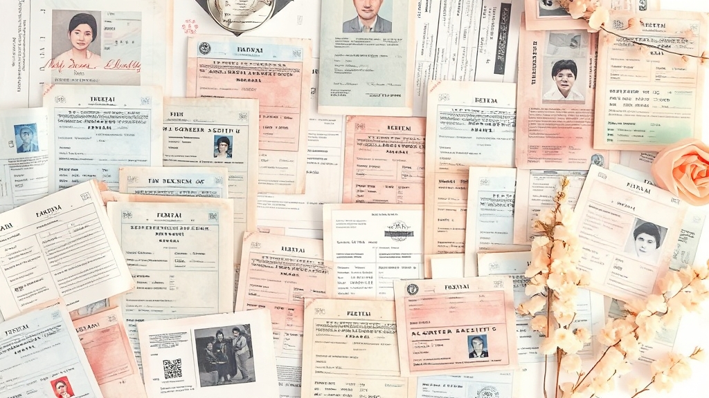 등본 종류 & 선택 (watercolor 스타일)