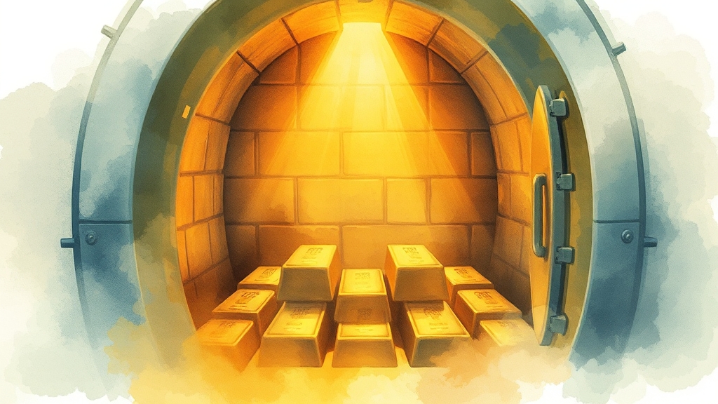 금 투자, 왜 해야 할까? (watercolor 스타일)