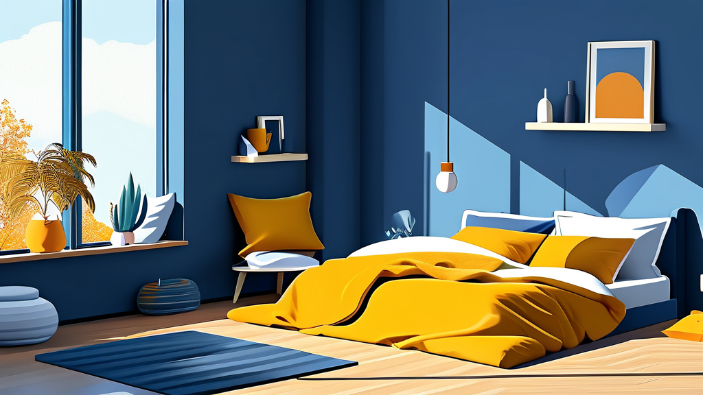최적의 수면 환경 조성하기 (illustration 스타일)