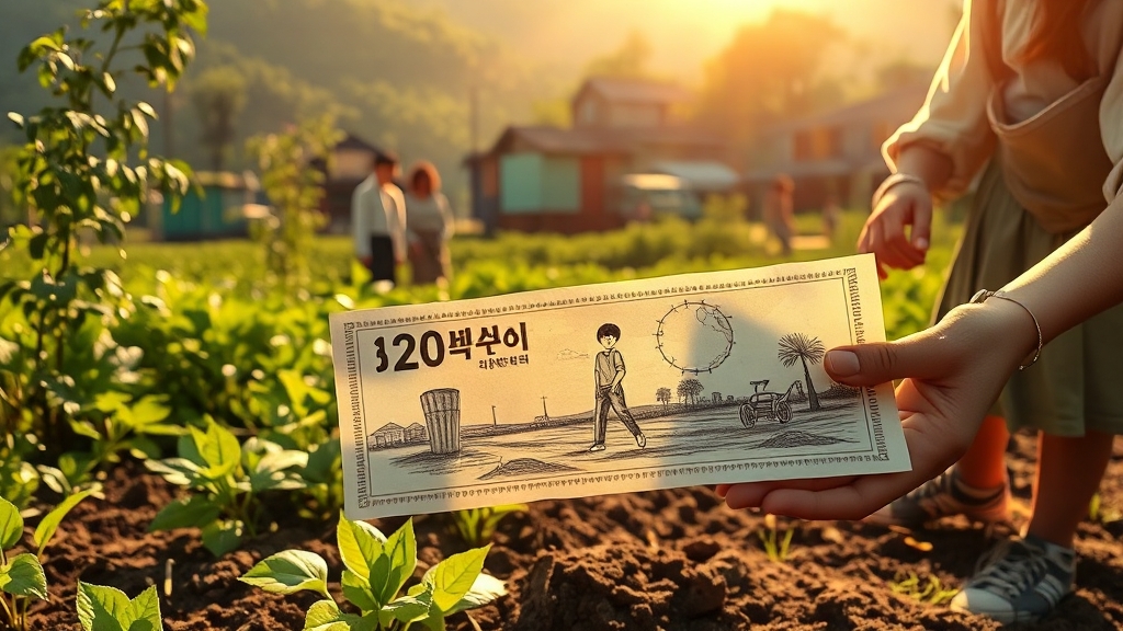 농어민 기회소득이란? (realistic 스타일)