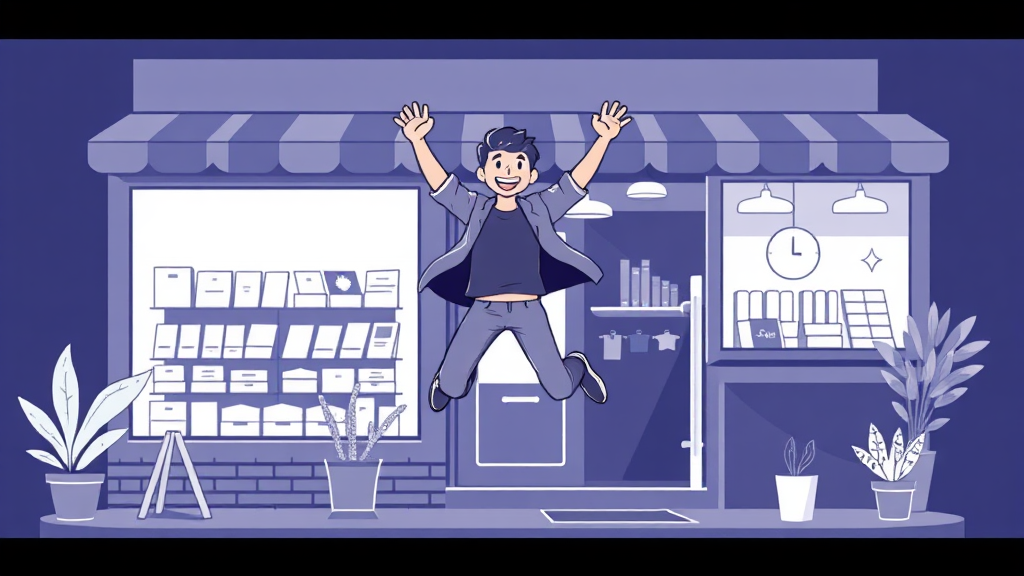 자영업자 대출, 왜 필요할까? (illustration 스타일)