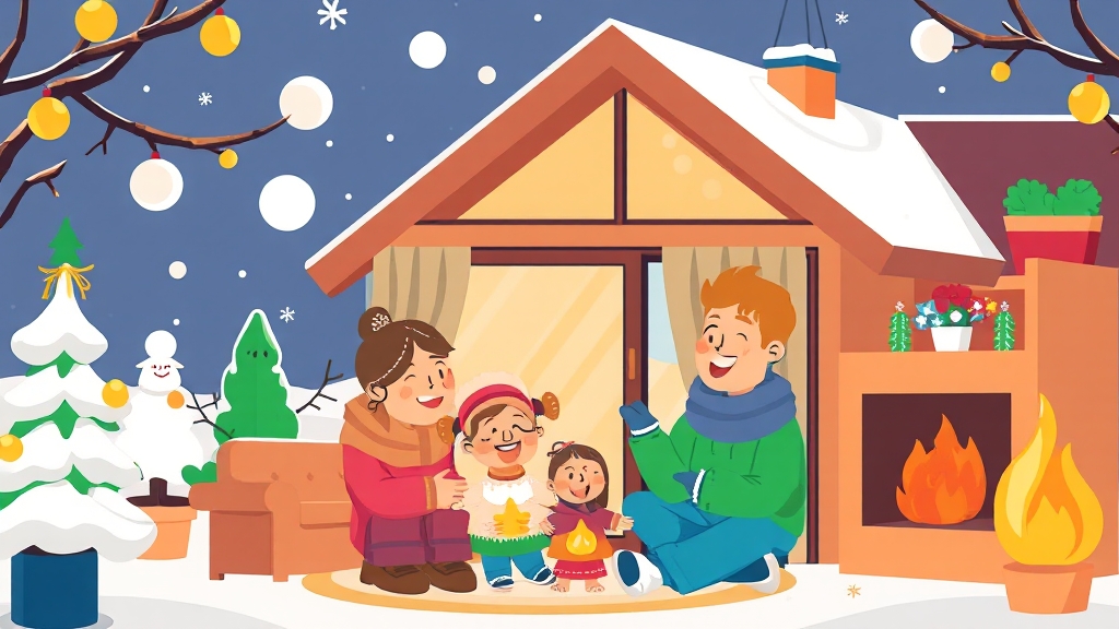 따뜻한 겨울을 위해 (cartoon 스타일)