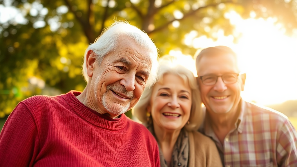 간병 지원 제도 활용 혜택 (realistic 스타일)