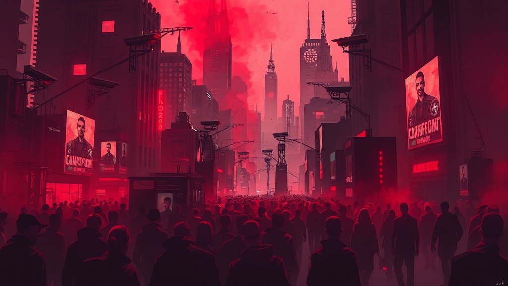 디스토피아 문학이란? (illustration 스타일)