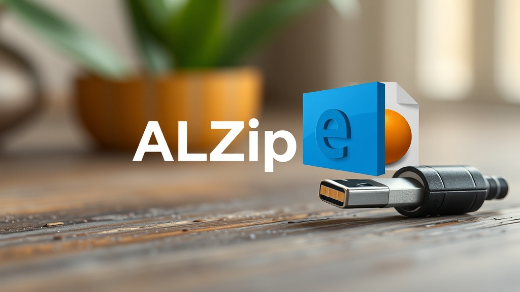 알집으로 파일 압축하는 방법 (realistic 스타일)