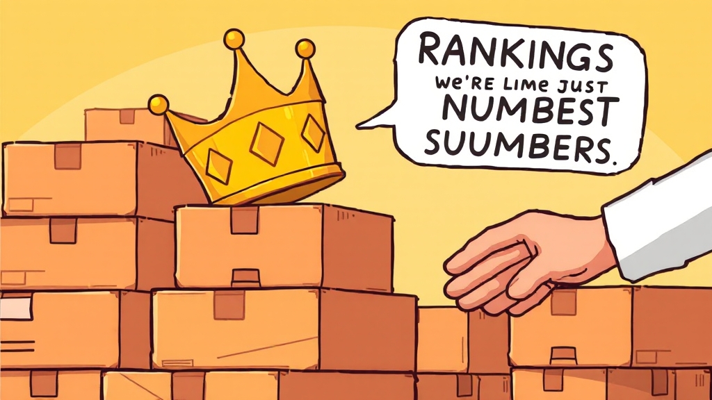 업체 순위, 맹신하지 마세요! (cartoon 스타일)