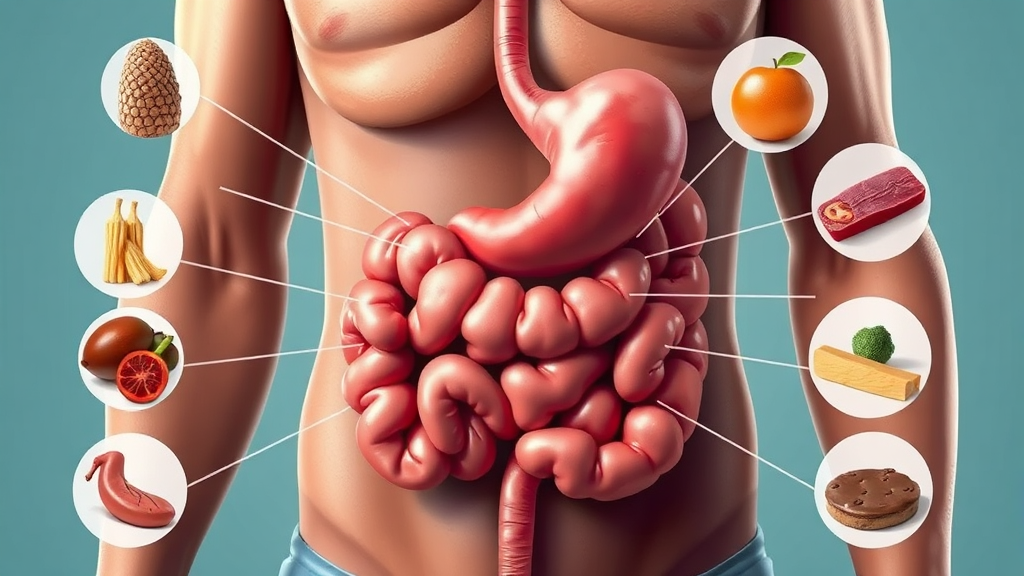 복부 팽만, 왜 생길까? 주요 원인 파헤치기 (realistic 스타일)