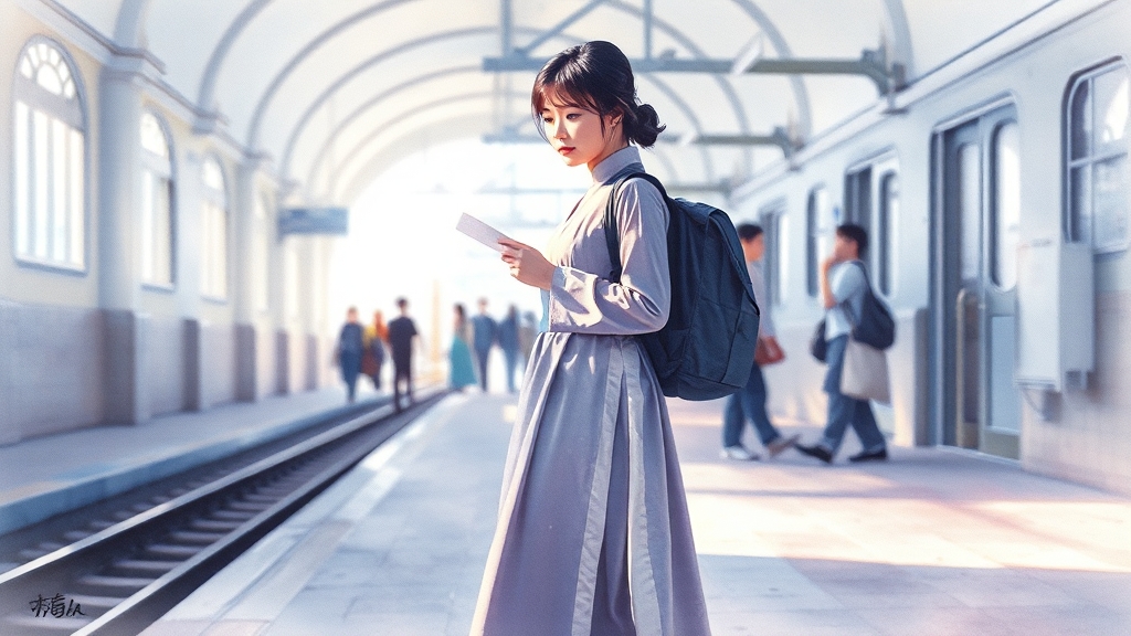 예매 실패 시 대처 (watercolor 스타일)