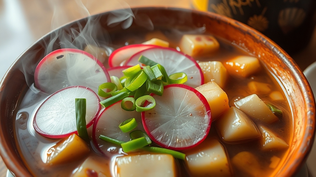 채소 손질 및 넣는 순서 (realistic 스타일)