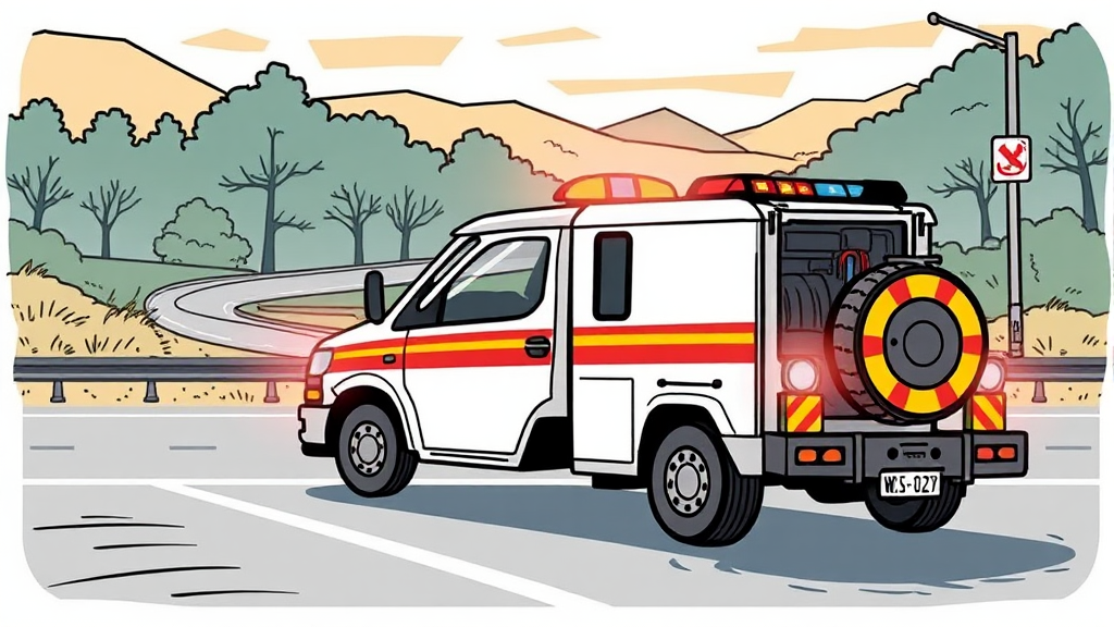 타이어 펑크, 배터리 방전, 견인까지! 동부화재 긴급출동 서비스 주요 항목 완벽 분석 (illustration 스타일)