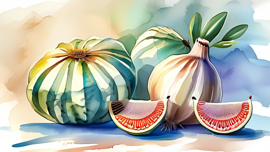 취나물 섭취 시 주의사항 및 잠재적 부작용 (watercolor 스타일)