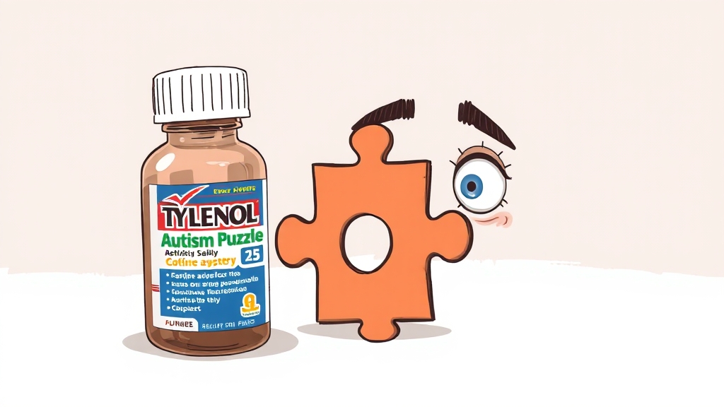 타이레놀 오해와 진실 (illustration 스타일)