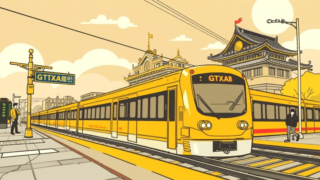 동탄역, 왜 주목받나? (illustration 스타일)