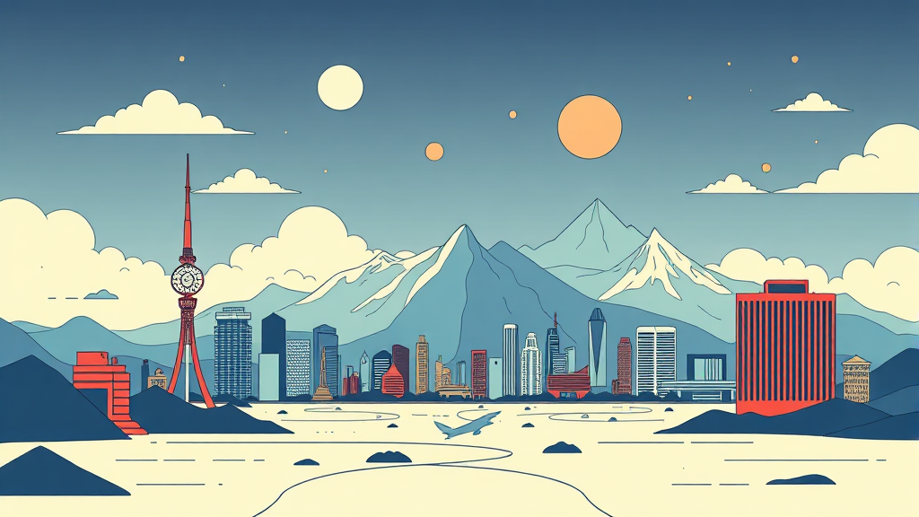 거시 경제 환경의 안정화 (illustration 스타일)