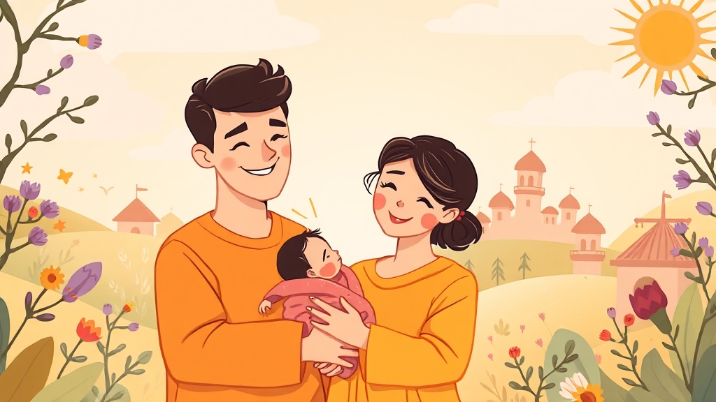 배우자 출산휴가란? (cartoon 스타일)