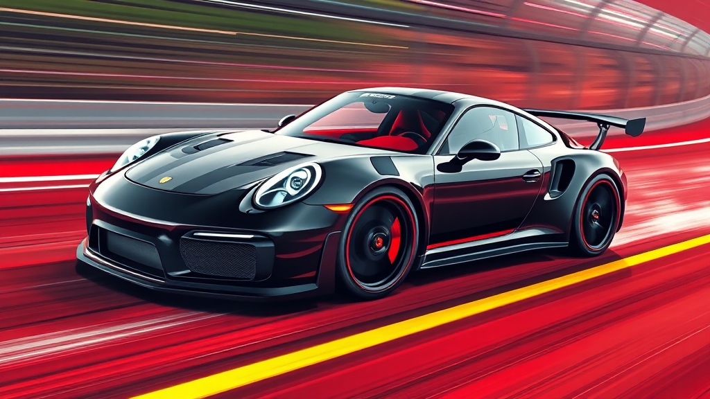 신형 911 GT3: 디자인, 엔진, 특징 (illustration 스타일)