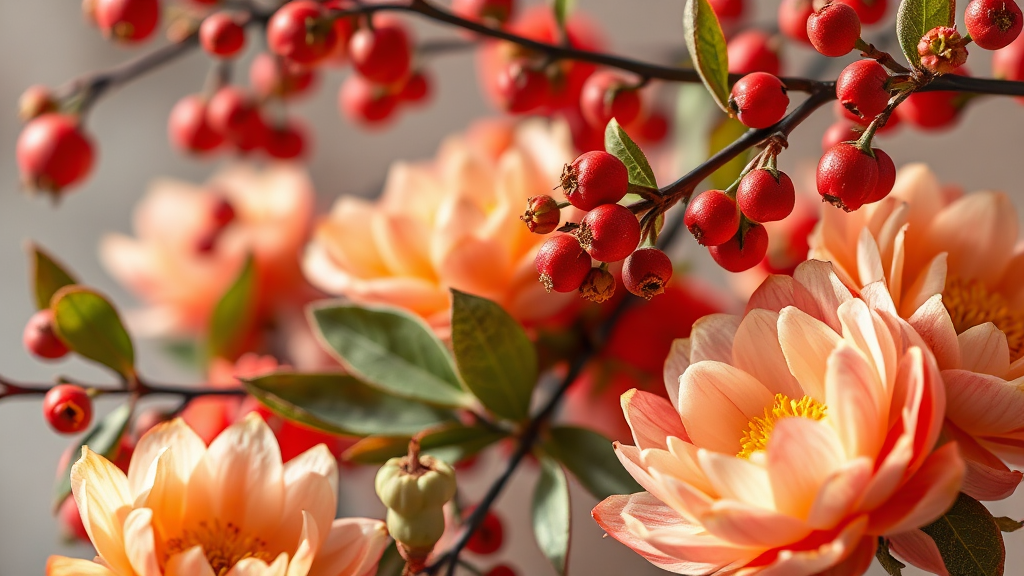 이름에 담긴 특별함: 레드향, 천혜향, 황금향 (realistic 스타일)