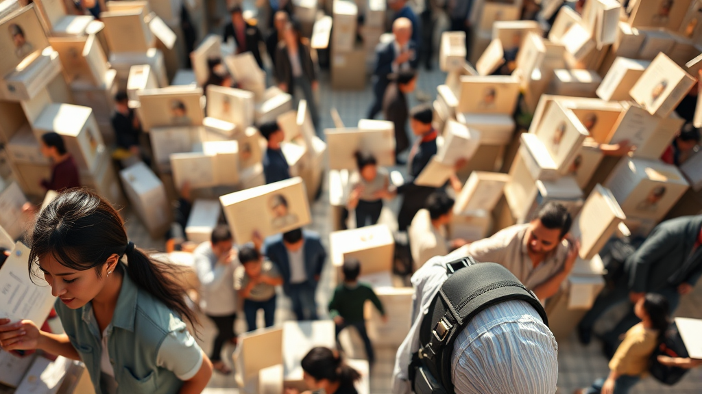 개인 및 기업 대응 전략 (realistic 스타일)