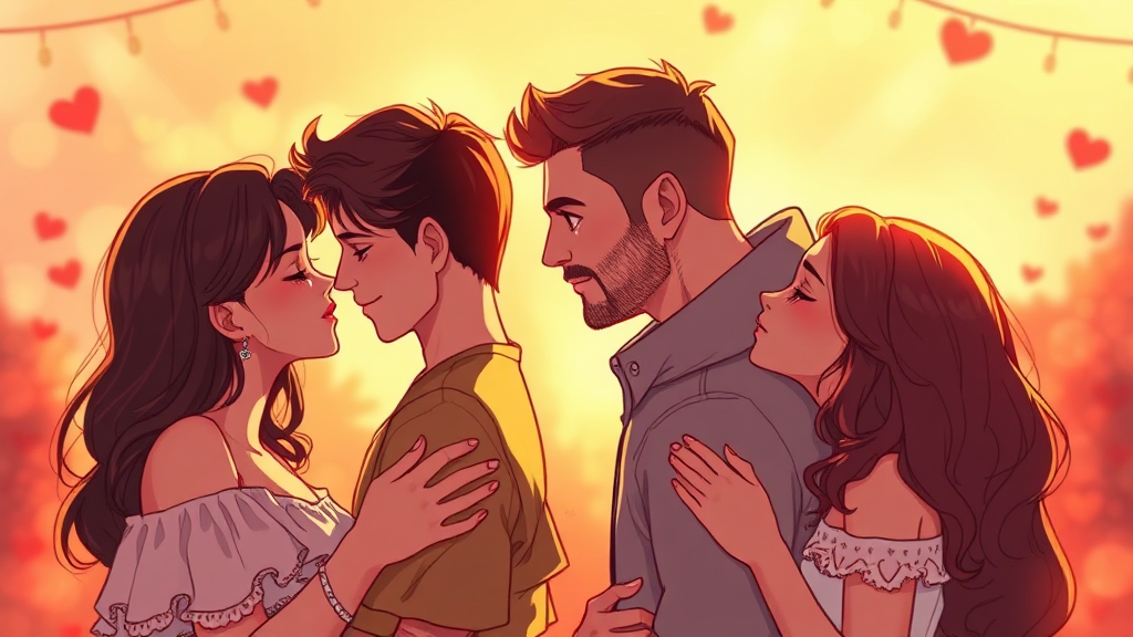 최종 커플들의 관계 발전 과정 및 선택 이유 (realistic 스타일)