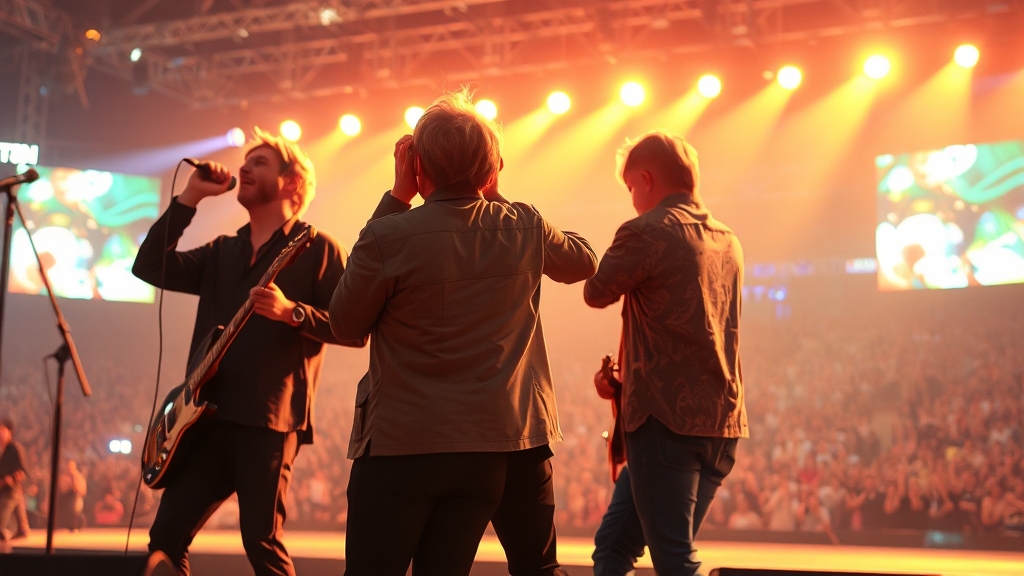 오아시스 내한 공연 확정! (realistic 스타일)