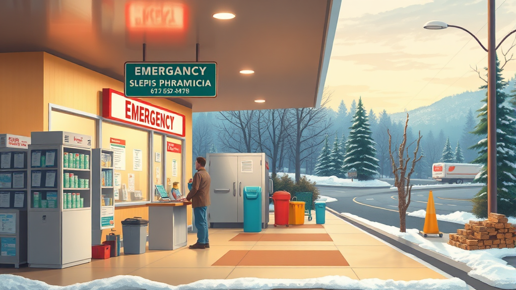 고속도로 휴게소 병원, 명절 이동 중 건강 지키는 비결 (realistic 스타일)