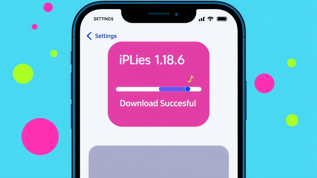 iOS 18.6 업데이트 방법 (cartoon 스타일)