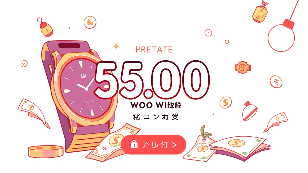 시간 & 한도, 꼼꼼하게 확인! (illustration 스타일)