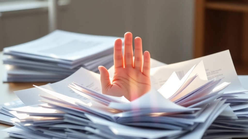 절차 진행 중 알아두어야 할 점들: 유의사항 및 주의점 (realistic 스타일)