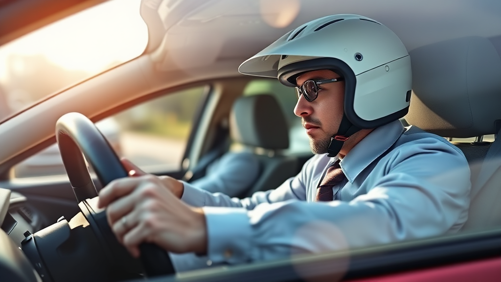 운전자보험 주요 보장 내용 (realistic 스타일)