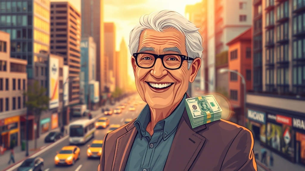 정부지원 60대 일자리 사업 (illustration 스타일)