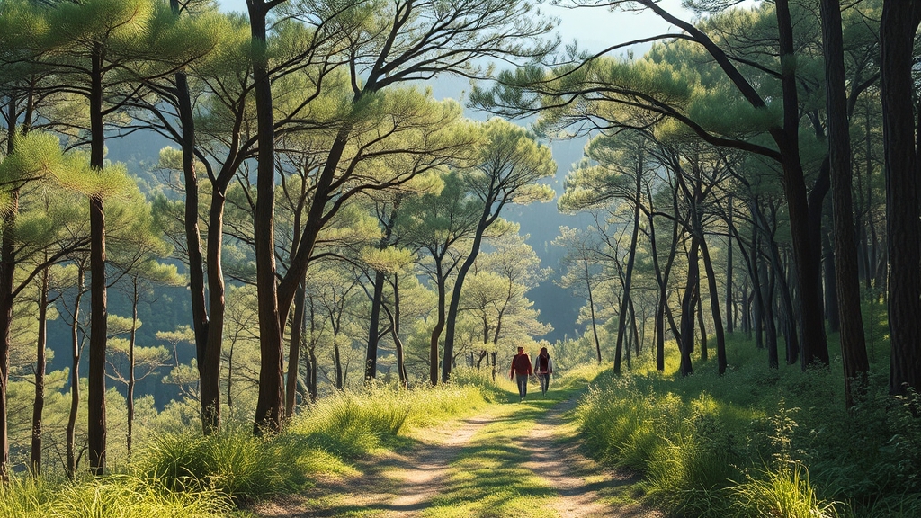 장태산 자연휴양림 소개 (realistic 스타일)