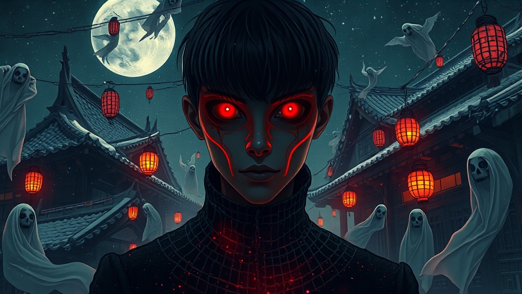 짜릿한 공포 체험 ‘혈안식귀’ (illustration 스타일)