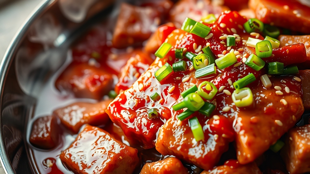 제육볶음 맛있게 볶는 법 (realistic 스타일)