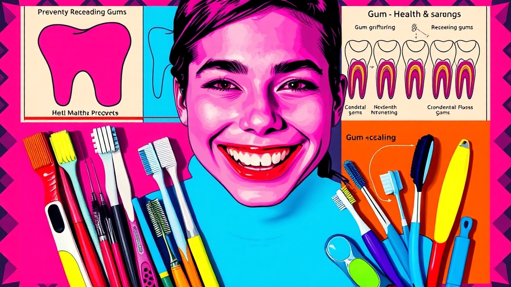 잇몸 건강, 치약만으로는 부족해요! (popart 스타일)