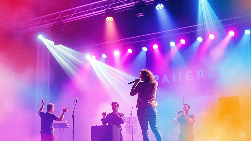 전국 투어 일정 & 장소 안내 (watercolor 스타일)