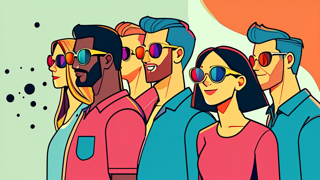 비문증 진단 및 치료 전략 (cartoon 스타일)