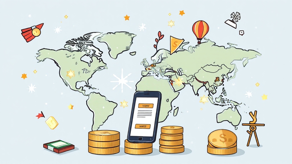 환전 수수료 절약 꿀팁 (illustration 스타일)