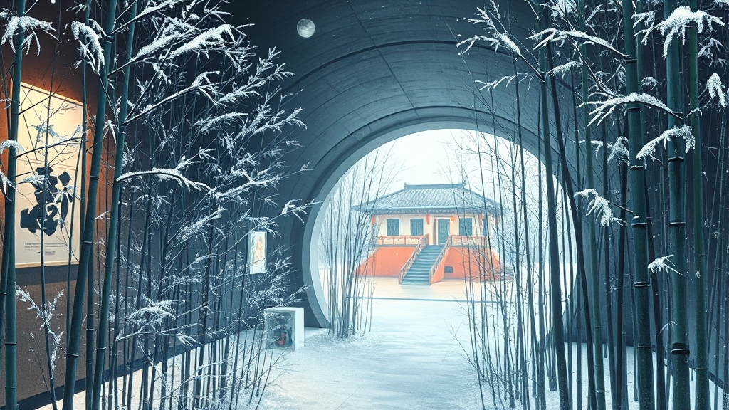 전시 관람 꿀팁 (illustration 스타일)